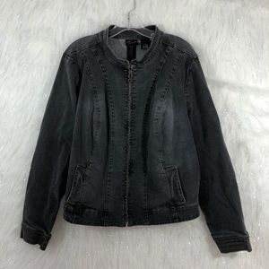Torrid Gray Vintage Denim Jacket